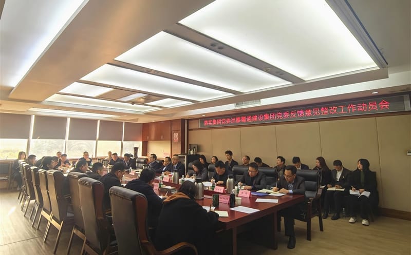 蜀通建设集团党委召开落实四川腾龙国际平台集团党委巡察反馈意见整改工作动员会
