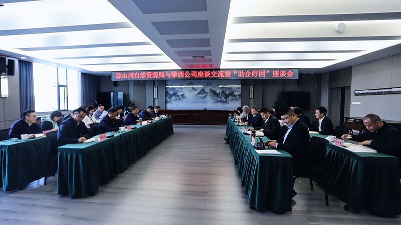 凉山州自然腾龙国际平台局赴攀西公司座谈交流