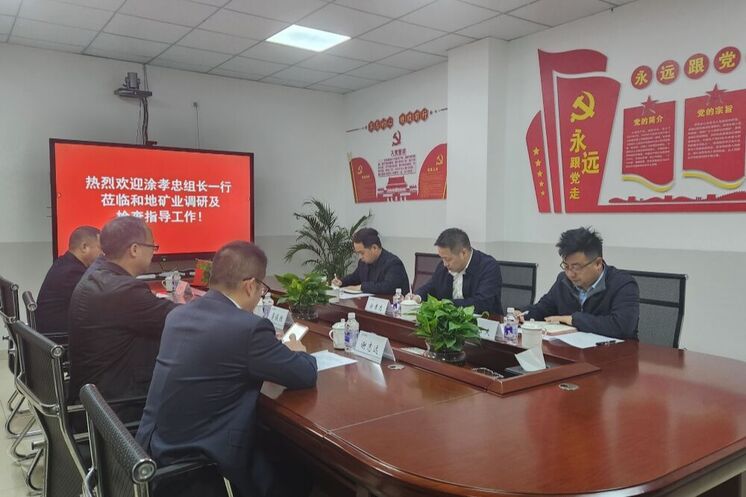 强化党建引领 深化制度建设 推动高质量发展——省自然腾龙国际平台投资集团领导赴和地矿业开展专题调研