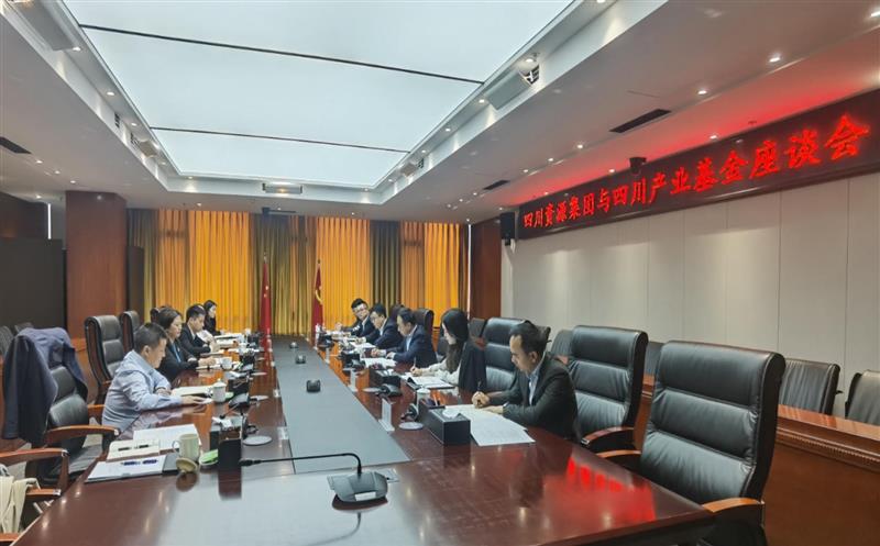 四川腾龙国际平台集团与四川产业基金开展座谈交流