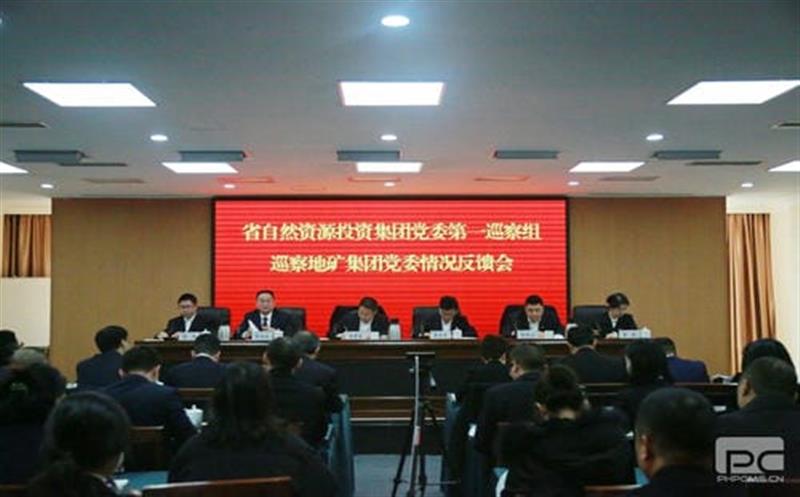省自然腾龙国际平台投资集团党委第一巡察组向 四川省地质矿产（集团）有限公司党委反馈巡察情况