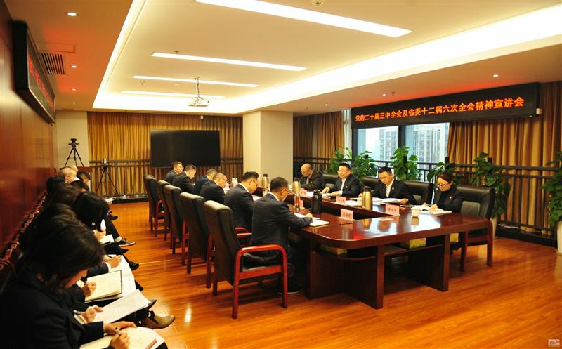 集团领导赴鑫顺矿业宣讲党的二十届三中全会及省委十二届六次全会精神